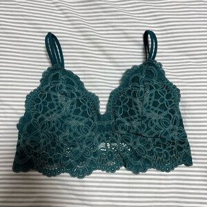 Colsie Teal Lace Bralette